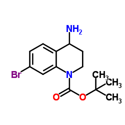 2-Methyl-2-propanyl 4-amino-7-bromo-3,4-dihydro-1(2H)-quinolinecarboxylate Structure