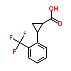 2-(2-Trifluoromethyl-phenyl)-cyclopropanecarboxylic acid picture