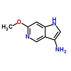 3-amino-6-Methoxy-5-azaindole结构式