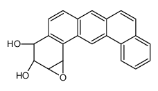 Dibenz(a,j)anthracene-3,4-diol-1,2-epoxide structure