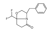 (3R)-3-Benzyl-7a-(difluoromethyl)tetrahydropyrrolo[2,1-b]oxa-zol-5(6H)-one Structure