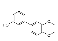 3-(3,4-dimethoxyphenyl)-5-methylphenol结构式