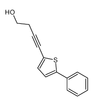 4-(5-phenylthiophen-2-yl)but-3-yn-1-ol结构式