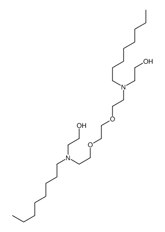 2-[2-[2-[2-[2-hydroxyethyl(octyl)amino]ethoxy]ethoxy]ethyl-octylamino]ethanol Structure