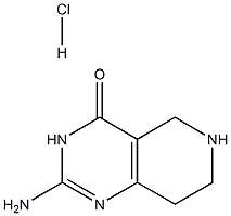 2-aMino-5,6,7,8-tetrahydropyrido[4,3-d]pyriMidin-4(3H)-one hydrochloride Structure