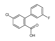 4-chloro-2-(3-fluorophenyl)benzoic acid Structure
