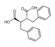 (1R,2R)-1,2-bisbenzylethane-1,2-dicarboxylic acid Structure