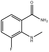 3-fluoro-2-(methylamino)benzamide structure