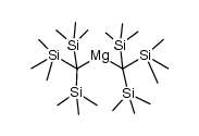 bis[tris(trimethylsilyl)methyl]magnesium结构式