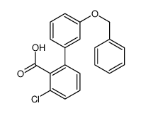 2-chloro-6-(3-phenylmethoxyphenyl)benzoic acid Structure