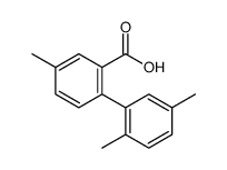 2-(2,5-dimethylphenyl)-5-methylbenzoic acid Structure
