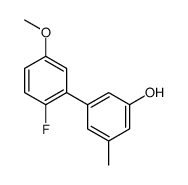 3-(2-fluoro-5-methoxyphenyl)-5-methylphenol Structure