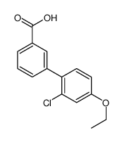3-(2-chloro-4-ethoxyphenyl)benzoic acid结构式