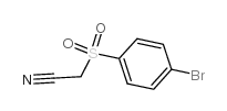 4-bromobenzenesulphonylacetonitrile Structure