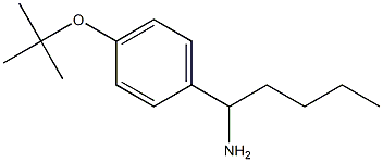 1-[4-(TERT-BUTOXY)PHENYL]PENTYLAMINE Structure