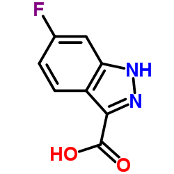 6-fluoro-1H-indazole-3-carboxylic acid Structure