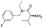 (S)-2-AMino-N-ethyl-N-(3-fluoro-benzyl)-3-Methyl-butyraMide结构式