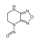 [1,2,5]Oxadiazolo[3,4-b]pyrazine,1,4,5,6-tetrahydro-4-nitroso-(9CI) structure