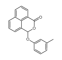 3-(m-tolyloxy)benzo[de]isochromen-1(3H)-one结构式