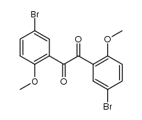 5,5'-dibromo-2,2'-dimethoxy-benzil Structure