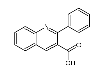 2-phenyl-quinoline-3-carboxylic acid结构式