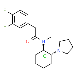 3,4-difluoro U-50488 (hydrochloride) Structure