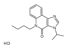 5-butyl-3-propan-2-ylimidazo[4,5-c]quinolin-4-one,hydrochloride Structure