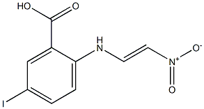 5-Iodo-2-(2-nitro-vinylamino)-benzoic acid Structure