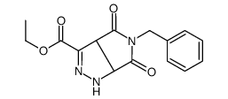 ethyl 5-benzyl-1,3a,4,5,6,6a-hexahydro-4,6-dioxopyrrolo[3,4-c]pyrazole-3-carboxylate结构式