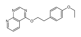4-[2-(4-ethoxyphenyl)ethoxy]pyrido[2,3-d]pyrimidine结构式