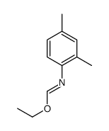 ethyl N-(2,4-dimethylphenyl)methanimidate结构式