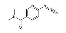 6-azido-N,N-dimethylnicotinamide Structure