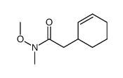 2-(cyclohex-2-en-1-yl)-N-methoxy-N-methylacetamide Structure