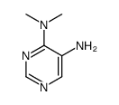 Pyrimidine, 5-amino-4-(dimethylamino)- (8CI) structure