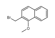 2-(bromomethyl)-1-methoxynaphthalene Structure