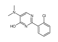 2-(2-chlorophenyl)-5-(dimethylamino)-1H-pyrimidin-6-one结构式