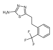 5-(2-(trifluoromethyl)phenethyl)-1,3,4-thiadiazol-2-amine Structure