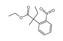 ethyl 2-methyl-2-(2-nitrophenyl)butanoate Structure