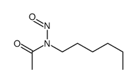 N-hexyl-N-nitrosoacetamide Structure