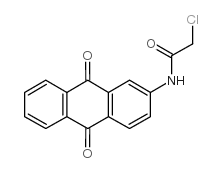 2-Chloro-N-(9,10-dioxo-9,10-dihydro-anthracen-2-yl)-acetamide结构式
