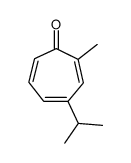 2,4,6-Cycloheptatrien-1-one,2-methyl-4-(1-methylethyl)-(9CI)结构式