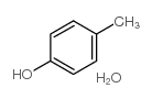 p-cresol hydrate Structure