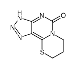 7H-8,9-dihydro-(1,2,3)triazolo(4',5'-4,5)pyrimido(6,1-b)(1,3)thiazine-5(1H)-one结构式