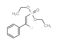 Phosphonic acid,(2-chloro-2-phenylethenyl)-, diethyl ester (9CI)结构式