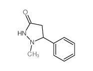 3-Pyrazolidinone,1-methyl-5-phenyl- Structure