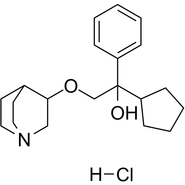 Penehyclidine hydrochloride Structure