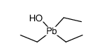 triethyl lead (1+), hydroxide Structure