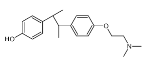 4-[(2R,3S)-3-[4-[2-(dimethylamino)ethoxy]phenyl]butan-2-yl]phenol Structure