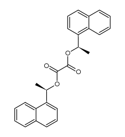 bis((R)-1-(naphthalen-1-yl)ethyl) oxalate结构式