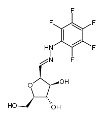 2,5-anhydro-D-glucose pentafluorophenylhydrazone Structure